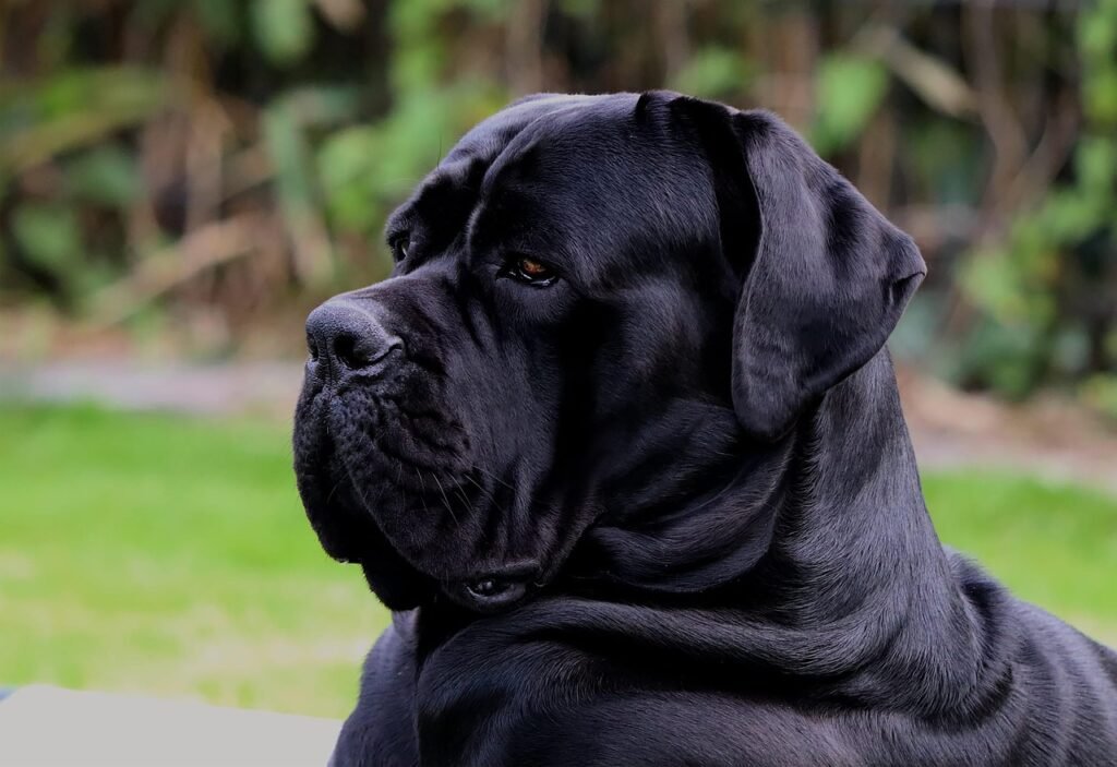 dog, dog muzzle, dog's nose, dog ears, portrait, fluff, side, profile, domestic animal, proudly, animal, nature, pet, black, cane corso, italy, cane corso, cane corso, cane corso, cane corso, cane corso